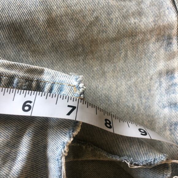 Guess Georges Marciano high rise cut off jean shorts women's size 29 - Picture 6 of 8